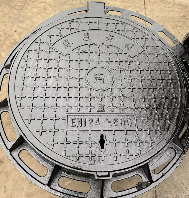 鹤壁球墨铸铁五防井盖展示